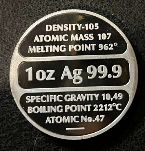 1oz SILVER ROUND - ** PROTECT OUR RHINO ** MINTED PROOF SERIES - PURE 999 SILVER