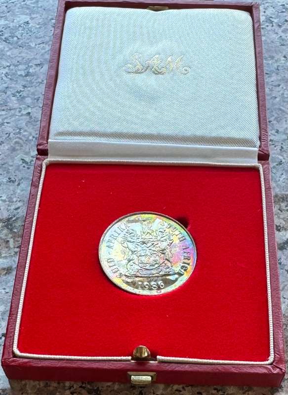 1966 to 1991 SILVER RAND PROOFS - TONED & COLOURED - PRICE EACH