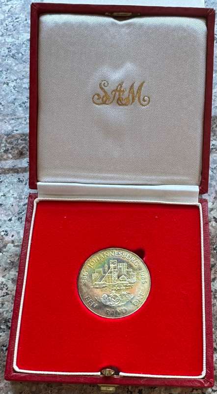 1986 SILVER RAND - JOHANNESBURG - PROOF