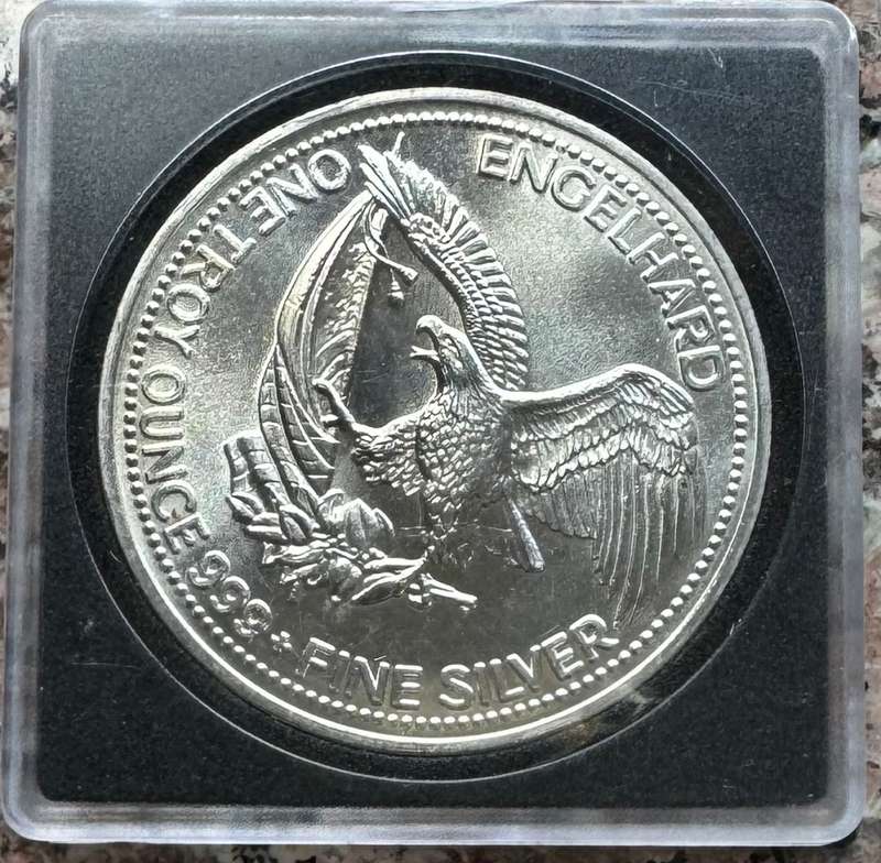 1985 & 1987 1oz SILVER ROUNDS 1985 ENGELHARD THE AMERICAN PROSPECTOR BULLION 999.9 FINE - PRICE EACH