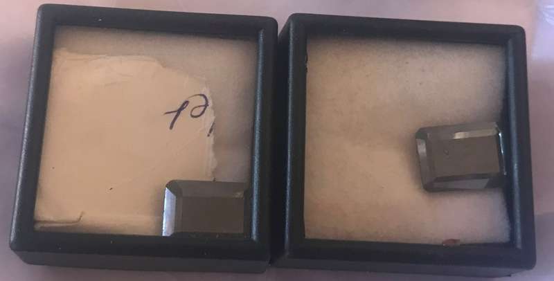CERTIFIED INVESTMENT 9.9 cts BLACK MOISSANITE DIAMOND - EMERALD CUT - OPAQUE BLACK - E.G.L CERTIFY O