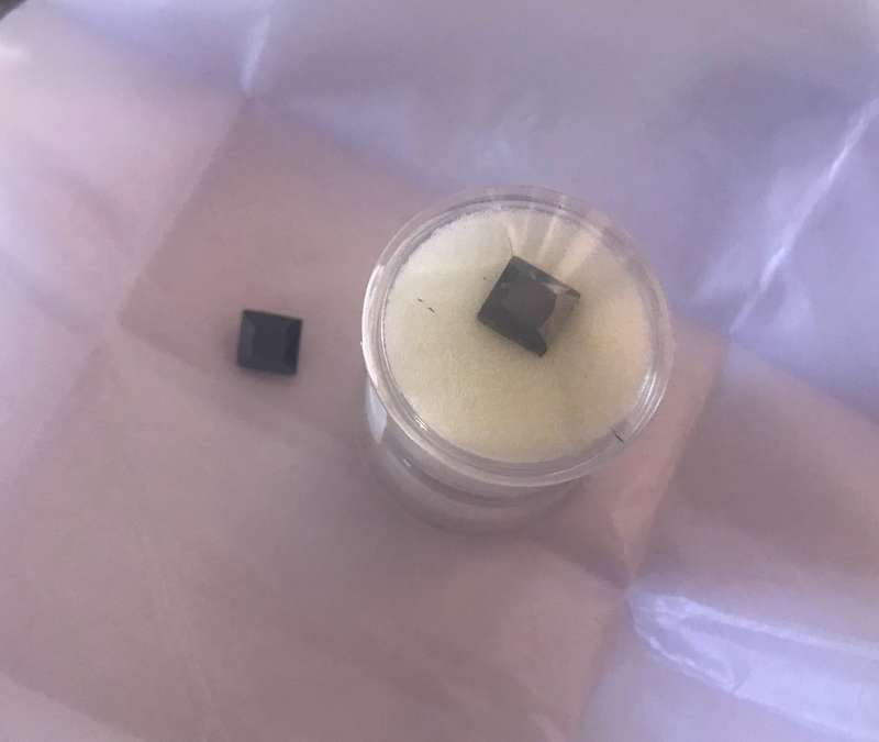 CERTIFIED INVESTMENT 2.367 cts BLACK MOISSANITE DIAMOND - EMERALD CUT - OPAQUE BLACK - E.G.L CERTIFY