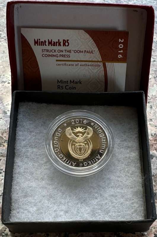 2016 RSA OOM PAUL R5 - IN SAMINT BOX AND CERTIFICATE