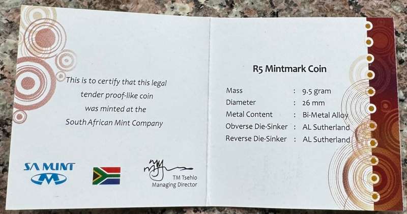 2013 RSA OOM PAUL R5 - IN SAMINT BOX AND CERTIFICATE - 499 MINTED