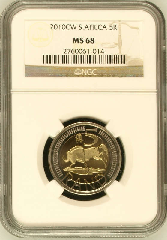 2010 RSA OOM PAUL R5 - MS68 - NGC GRADED