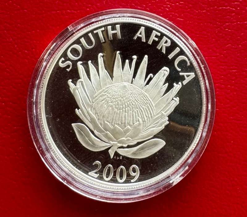 2009 SILVER RAND PROTEA - NATIONAL ANTHEM - PROOF