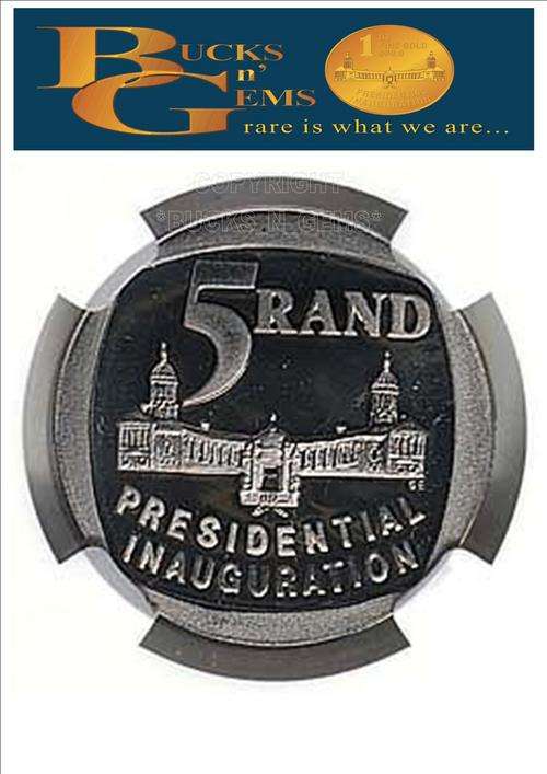RARE **PF69UC**1994 INAUGURATION R5 COIN  PF69 ULTRA CAMEO " OPEN DOORS"-NGC 2ND HIGHEST GRADE