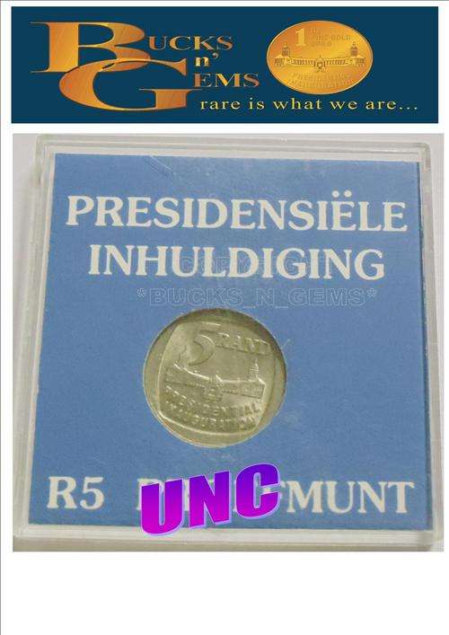 2 AVAILABLE**1994 INAUGURATION R5 COIN  UNC IN CD -- NOT PROOF COIN