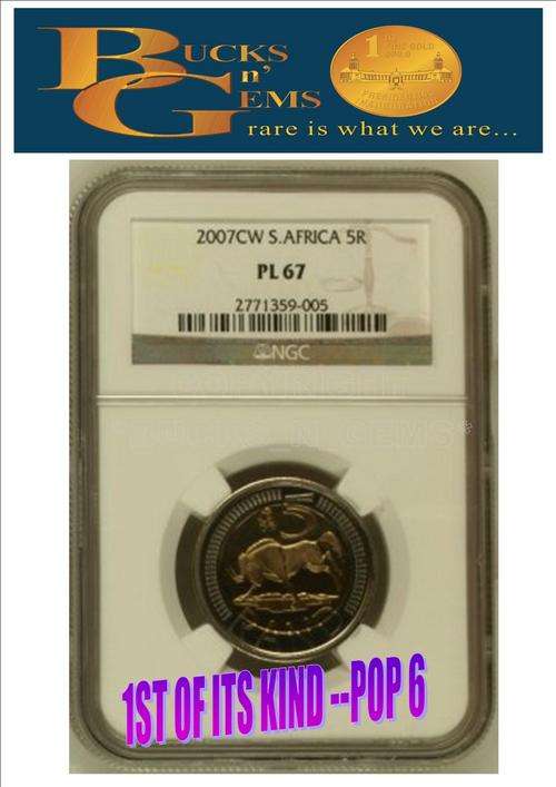 NEVER SEEN B4--**PL67** 2007 OOM PAUL MINT MARK R5 **PL67**-NGC GRADED HIGH VALUE LOW POP!!
