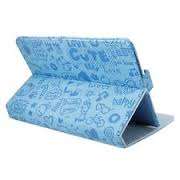 Baby Blue 10inch tablet leather protective case with FREE mp3 player