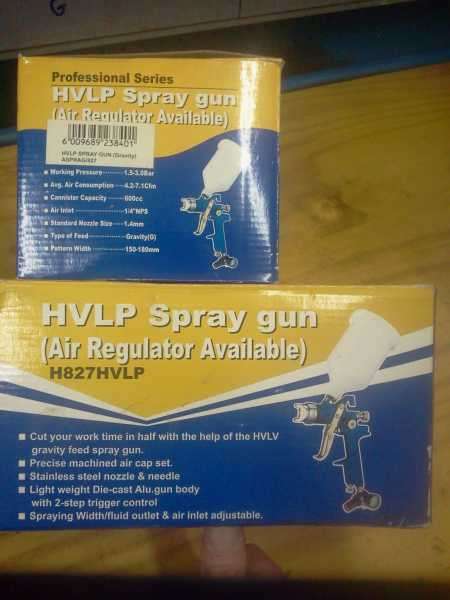HIGH PRESSURE LOW VOLUME SPRAY GUN (H827HVLP)