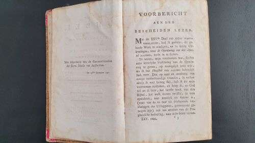 Two Bible commentaries in Dutch printed in 1792 - Bijbelverklaring