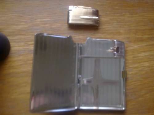 Ronson Cigarette Case and Lighter