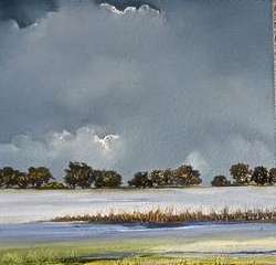 "Okavango Storm"-Garth Kitching,Landscape Artist