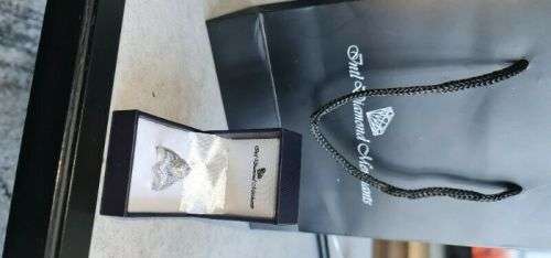 1ct marquise cut diamond ring 14kt white gold size L 1/2 includes insurance evaluation of R50 145