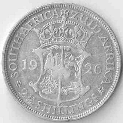 VERY VERY SCARE, 1926 SILVER TWO & HALF SHILLINGS (A.K.A HALF CROWN)