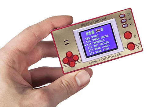 Retro Pocket Games Controller with LCD Screen | Over 100 8-bit Games
