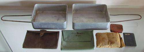 ARMY DIXIE's x2=WW2=1940=FITZSIMONS 1st Aid Snakebite Outfit & Dressings=Diary=1916=Wallets=Penknife