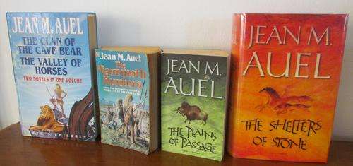 Jean M. Auel=CLAN of the CAVE BEAR Series to Book Five=Earth's Children Series - 5 of the books!