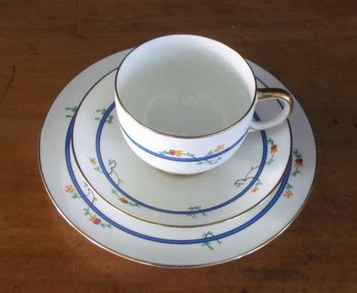PARAGON English Fine Bone China TEA Trio Registered No. 717595 UNUSUAL & Exquisite!!!!