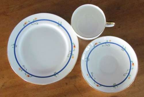 PARAGON English Fine Bone China TEA Trio Registered No. 717595 UNUSUAL & Exquisite!!!!