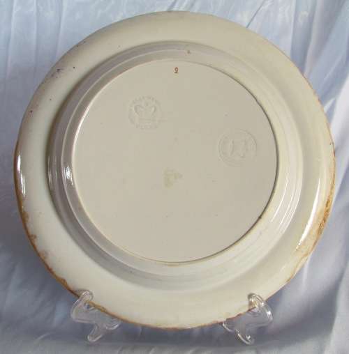 STAFFORDSHIRE CLEWS Chinoiserie Oriental Plate=STONE CHINA Warranted=RARE=BIRDS=FLOWERS=EARLY 1800's