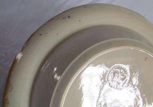 STAFFORDSHIRE CLEWS Chinoiserie Oriental Plate=STONE CHINA Warranted=RARE=BIRDS=FLOWERS=EARLY 1800's