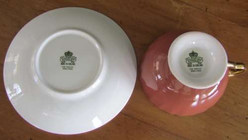 AYNSLEY TEA CUP and SAUCER=Fruit=Well known Artist DORIS JONES=Beautiful & Scarce!!!