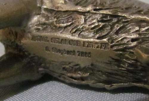 GERMAN SHEPHERD FIGURINE=ROYAL SELANGOR=MALAYSIA=PEWTER="Canine Companions"=DOG=Alsatian=Single Item