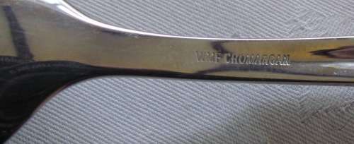 WMF CUTLERY SET=!!!!NEW!!!!=CROMORGAN=boxed=ARORA PATTERN=6 place setting=44 piece=STAINLESS STEEL.