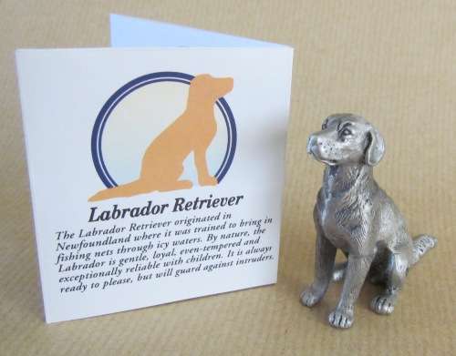 LABRADOR=ROTTWEILER=DOBERMAN=GERMAN SHEPHERD=4 DOGS=ROYAL SELANGOR=MALAYSIA=PEWTER.