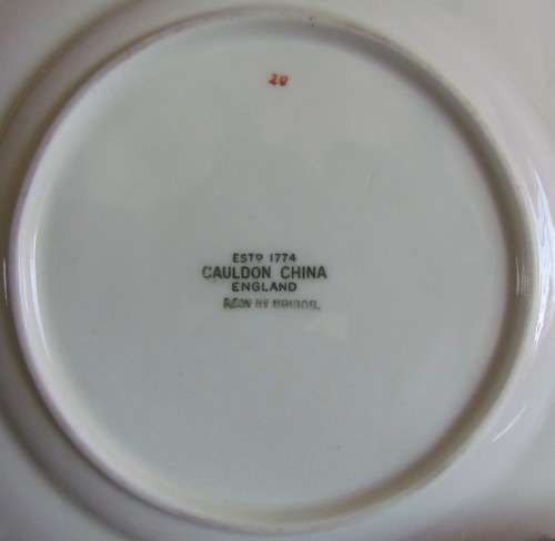 CAULDON=BENTICK PATTERN=TEA TRIO=1908=COMMISSIONED by H.G. STEPHENSON=MANCHESTER=ENGLAND=ANTIQUE.