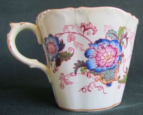 CAULDON=BENTICK PATTERN=TEA TRIO=1908=COMMISSIONED by H.G. STEPHENSON=MANCHESTER=ENGLAND=ANTIQUE.