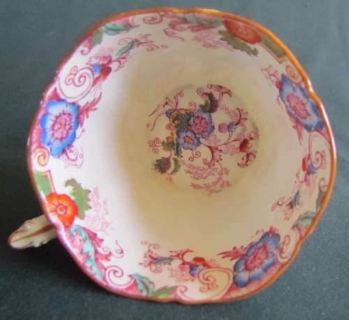 CAULDON=BENTICK PATTERN=TEA TRIO=1908=COMMISSIONED by H.G. STEPHENSON=MANCHESTER=ENGLAND=ANTIQUE.