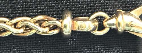 NECKLACE=9K=9carat=GOLD CHAIN=WHEAT LINK=800mm Long=41,9g=ITALY=UNOAERRE=MAGNIFICENT NECKLACE!!!!!!