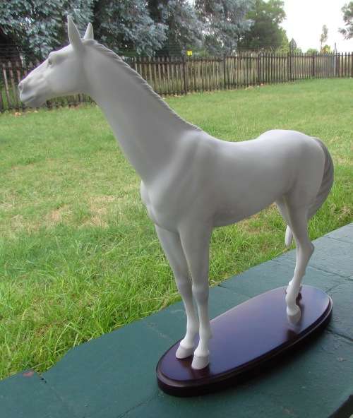 LLADRÓ=DAPPLE GREY THOROUGHBRED HORSE=LIMITED EDITION #15340=1985=CATALÁ=162 of 1000