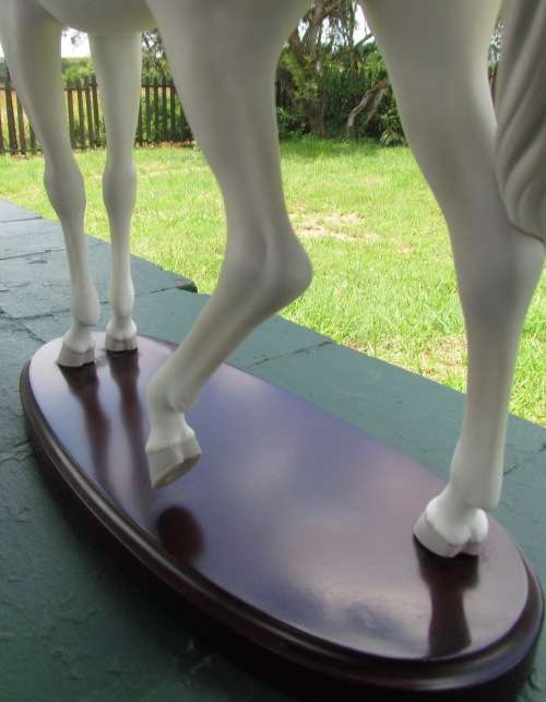 LLADRÓ=DAPPLE GREY THOROUGHBRED HORSE=LIMITED EDITION #15340=1985=CATALÁ=162 of 1000