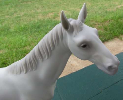 LLADRÓ=DAPPLE GREY THOROUGHBRED HORSE=LIMITED EDITION #15340=1985=CATALÁ=162 of 1000