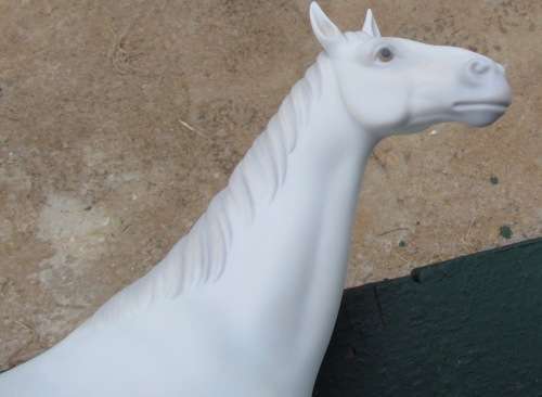 LLADRÓ=DAPPLE GREY THOROUGHBRED HORSE=LIMITED EDITION #15340=1985=CATALÁ=162 of 1000