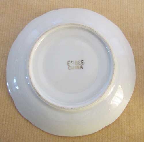 ESBEE CHINA Demitasse Coffee Expresso Cup & Saucer=Partner or Lover!!=Guitar Man playing to his Love