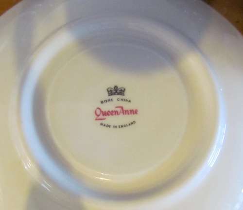 QUEEN ANNE TEA SAUCER ONLY!!!! ENGLAND SHORE and COGGINS Pretty Floral decoration! SPARE SAUCER