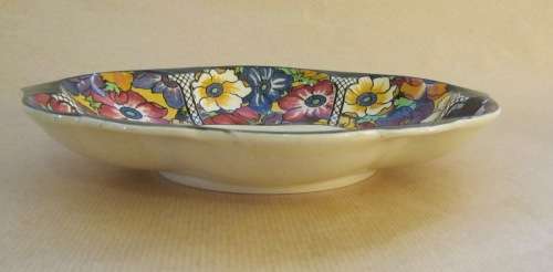 ROYAL DOULTON OVAL BOWL=ANEMONE PATTERN=D5856=SCARCE & STUNNING!!!!!!