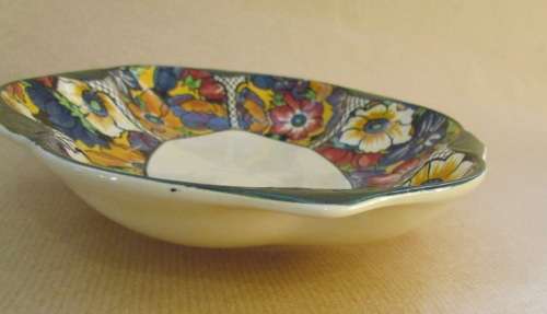 ROYAL DOULTON OVAL BOWL=ANEMONE PATTERN=D5856=SCARCE & STUNNING!!!!!!