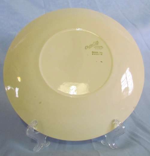 CLARICE CLIFF=TEA SET=Newport Pottery=18 pieces=5 TRIOS=MILK=SUGAR=CAKE=England=Flowers=ROSES=FLORAL
