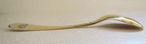 GEORG JENSEN CHRISTMAS SPOON STERLING SILVER & GILT 1978 Original Box Hallmarked Andersen Bjorne.
