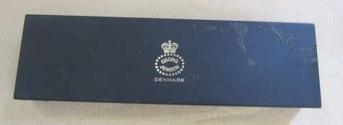 GEORG JENSEN CHRISTMAS SPOON STERLING SILVER & GILT 1978 Original Box Hallmarked Andersen Bjorne.