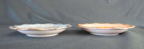 ROYAL ALBERT PINDISHES x2 (Pair)=GOSSAMER pattern.