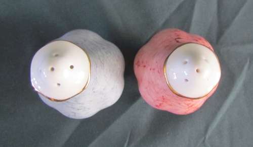 ROYAL ALBERT SALT & PEPPER=GOSSAMER pattern=UNMARKED=Good Condition.
