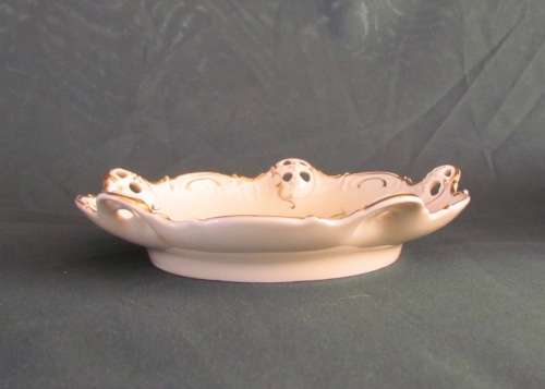 ROSENTHAL Moliere Bowls x 3 gaduating sizes flower design pierced gilt rims 1945/1946 STUNNING SET!