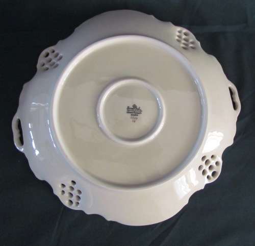 ROSENTHAL Moliere Bowls x 3 gaduating sizes flower design pierced gilt rims 1945/1946 STUNNING SET!